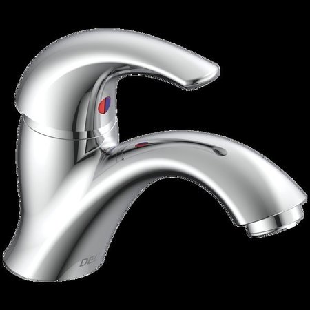 DELTA Delta Commercial 22C: Single Handle 1-Hole Bathroom Faucet-Less Pop-Up 22C651